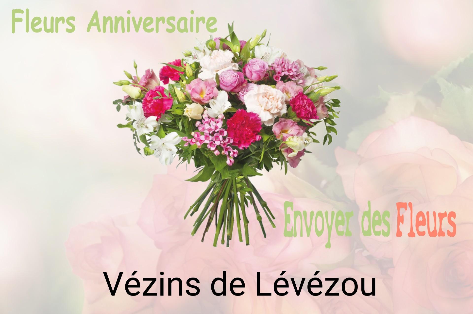 Bouquet de fleurs d’anniversaire livré à Vézins-de-Lévézou